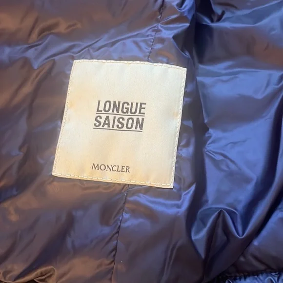 VINTAGE Womens Navy Moncler “Lissy Giubbotto” puffer jacket, size small (New) - Picture 2 of 7